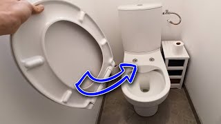 Démonter remplacer abattant de toilette WC  Change replace toilet seat DIY [upl. by Zosi]