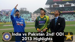 India vs Pakistan 2nd ODI 2013 at Kolkata [upl. by Brieta]