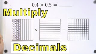 Learn the Meaning of Multiplying Decimals  13 [upl. by Gnivri784]