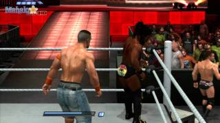 Smackdown Vs Raw 2011  Road to Wrestlemania  John Cena No DQ Part 2 [upl. by Lleynod]