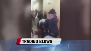 Disturbing brawl at high school caught on camera [upl. by Booma346]