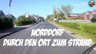 Mit dem Fahrrad durch Norddorf Amrum zum Strand [upl. by Roxie855]