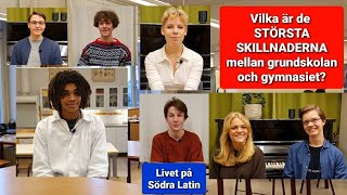 Vilka är de STÖRSTA SKILLNADERNA mellan grundskolan och gymnasiet [upl. by Raynard]