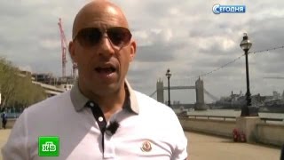 Эксклюзивное интервью Вина Дизеля для НТВ  Vin Diesel Interview [upl. by Rodie]