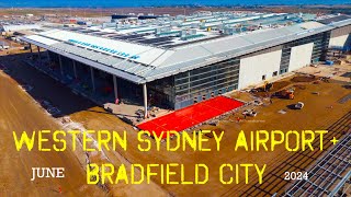 Western Sydney Airport and Bradfield City update Badgerys Creek Australia [upl. by Hardan95]