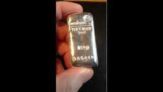 250g silver bar [upl. by Ojimmas]