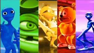 New compilation DAME TU COSITA Crazy Frog VS Green Alien VS Siren Head VS El Taiger  Me Kemas [upl. by Rednal]