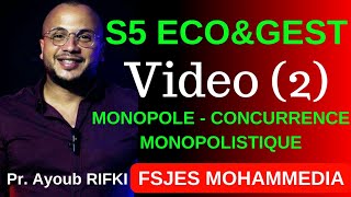 RIFKI ACADEMY ECO INDUSTRIELLE MONOPOLECONCURRENCE MOPOLISTIQUE Pr KHETTAB FSJES MOHAMMEDIA [upl. by Hock]