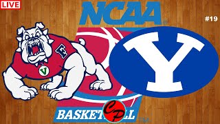 Fresno State vs BYU College Basketball Live Game Cast amp Chat [upl. by Inaliel]