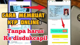 cara membuat ktp online  cara cetak ktp online [upl. by Gnanmos]