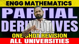 Partial Derivatives  One Shot Revision  All Universities engineeringmathematics [upl. by Amekahs]