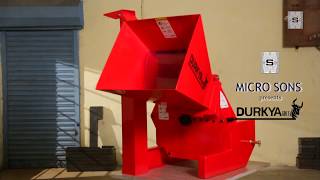 MICRO SONS PRESENTS DURKYA 600 SHREDDER  WOOD CHIPPER MACHINE [upl. by Gayleen]