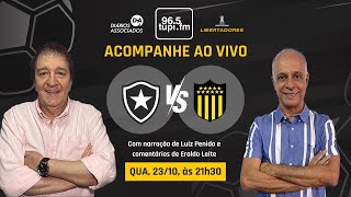 BOTAFOGO 5 X 0 PEÑAROL  Libertadores  Semifinal  Ida  23102024  AO VIVO [upl. by Osborne668]