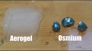 The lightest solid vs the densest solid on earth [upl. by Dearden]