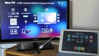 EZCast EZMirror WiFi Display from Eceros Vision tablet to Tronsmart T1000 [upl. by Ahcsropal]