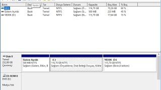 formattan sonra HDD gözükmüyor sorunu [upl. by Fillian]