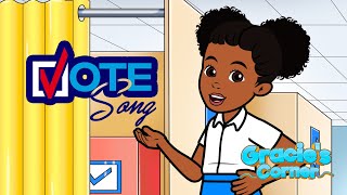 Vote Song  Learning About Voting with Gracie’s Corner  Nursery Rhymes  Kids Songs [upl. by Edmond294]