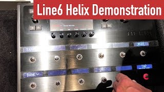 EGitarre lernen  Demonstration des Line6 Helix am Line6 Stand  Guitar Master Plan [upl. by Jolyn]