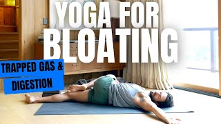 Yoga for Bloating Digestion Ulcerative Colitis amp IBS [upl. by Ariaj]