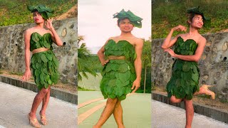 DIY dahon dress without makeupmadam pilikitok vlog [upl. by Ynhoj631]