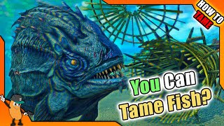 HOW TO TAME FISH IN ARK  PIRANHA SALMON LEECH amp MORE  ARK How To Tame Series [upl. by Geminius]