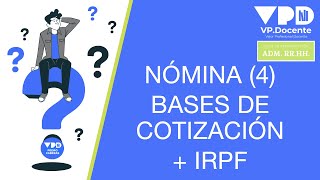 NÓMINA 4 Bases de cotización en una nómina [upl. by Gersham]