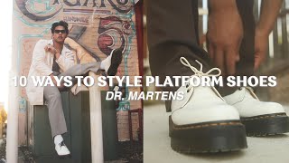 HOW TO STYLE  Platform Dr Martens  Quad 1461  8053 [upl. by Notwen]