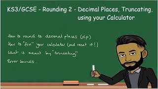 KS3GCSE  Rounding 2  Decimal Places and Truncating [upl. by Butcher]