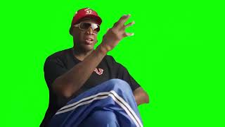 Dennis Rodman meme  Click I Go This Way  Green Screen [upl. by Mayram]