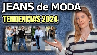 TENDENCIAS en JEANS este 2024  Vaqueros de moda [upl. by Hploda]