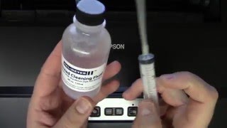 How to Clean a clogged Epson Printer Printhead [upl. by Dranyl]