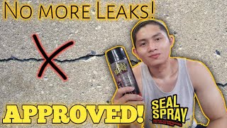 SEAL SPRAY PH  HOW TO FIX LEAKS AND CRACKS  INSTANT WATERPROOF AND REPAIR SPRAY [upl. by Ayela226]