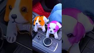 Resin Shaking Head Dog Decor Puppy Bobbing Head Dog Bobblehead Toy Animal Figures Car Ornament [upl. by Menides]