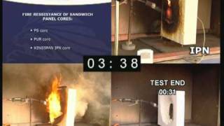 Kingspan IPN  Fire test 2010 [upl. by Coucher]