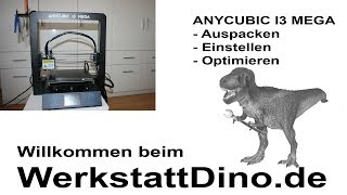 Anycubic I3 Mega Aufbau Einstellen Nivellieren Optimieren 1 Tutorial für Anfänger deutsch [upl. by Oralle203]