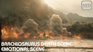 Emotional SceneBrachiosaurus Death Scene Jurassic World [upl. by Kimberly858]