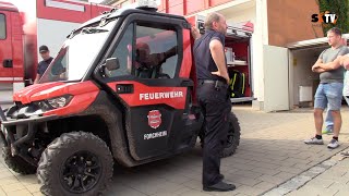 Feuerwehr Pößneck und Mitglieder dessen Feuerwehrvereins zu Gast in der Partnerstadt Forchheim [upl. by Namrac272]