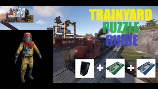 Rust ConsoleTrainyard Puzzle Monument Guide [upl. by Godfree]