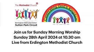 Join us for our Morning Worship Service from Erdington Methodist Church [upl. by Demetri]