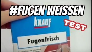 Fugen frisch weissen mit Knauf Fugenfrisch [upl. by Liba]