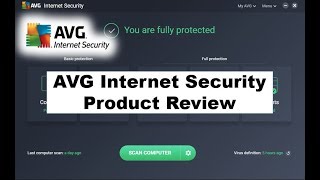 AVG Internet Security PC Security Review [upl. by Odnalo]