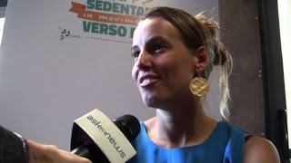 Euro 2016 Tania Cagnotto quotForza azzurri incrocio le ditaquot [upl. by Einwat650]