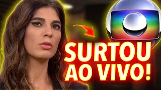 ANDREIA SADI SURTOU AO VIVO NA GLOBO PORQUE TEVE QUE CRITICAR O LULA VEJA A CENA CONSTRANGEDORA [upl. by Ardnauqal607]