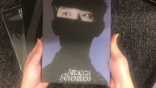 Unbox 9th mini album Attacca Carat ver  Seventeen joshua mingyu [upl. by Hilliary380]