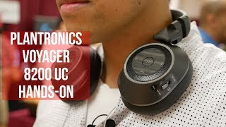 Plantronics Voyager 8200 UC handson [upl. by Nnairahs]