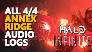 All Annex Ridge Audio Logs Halo Infinite [upl. by Alcock]