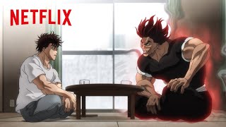 Baki Gets to Know His Father  Baki Hanma Season 2 The Father VS Son Saga  Netflix Anime [upl. by Johnna]