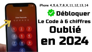 2 Solutions Comment Débloquer le Code à 6 chiffres oublié iPhone en 2024？ [upl. by David654]