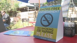 State pushes restaurants to make smoke free patios [upl. by Llirred]