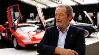 Paris 2015 Valentino Balboni and the Lamborghini Countach [upl. by Aveline]